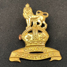 Load image into Gallery viewer, Original British Army WW1 / WW2 Canadian Provost Corps Cap Badge - The Militaria Shop