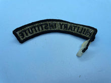 Lade das Bild in den Galerie-Viewer, Original US Army - Military Institute Shoulder Badge - The Militaria Shop