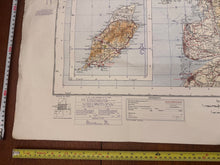 Load image into Gallery viewer, Original WW2 British Army RAF Navy Base Map of England - North Central - Leeds - The Militaria Shop