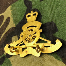 Load image into Gallery viewer, Original British Army Cap Badge - Royal Artillery Regiment - The Militaria Shop
