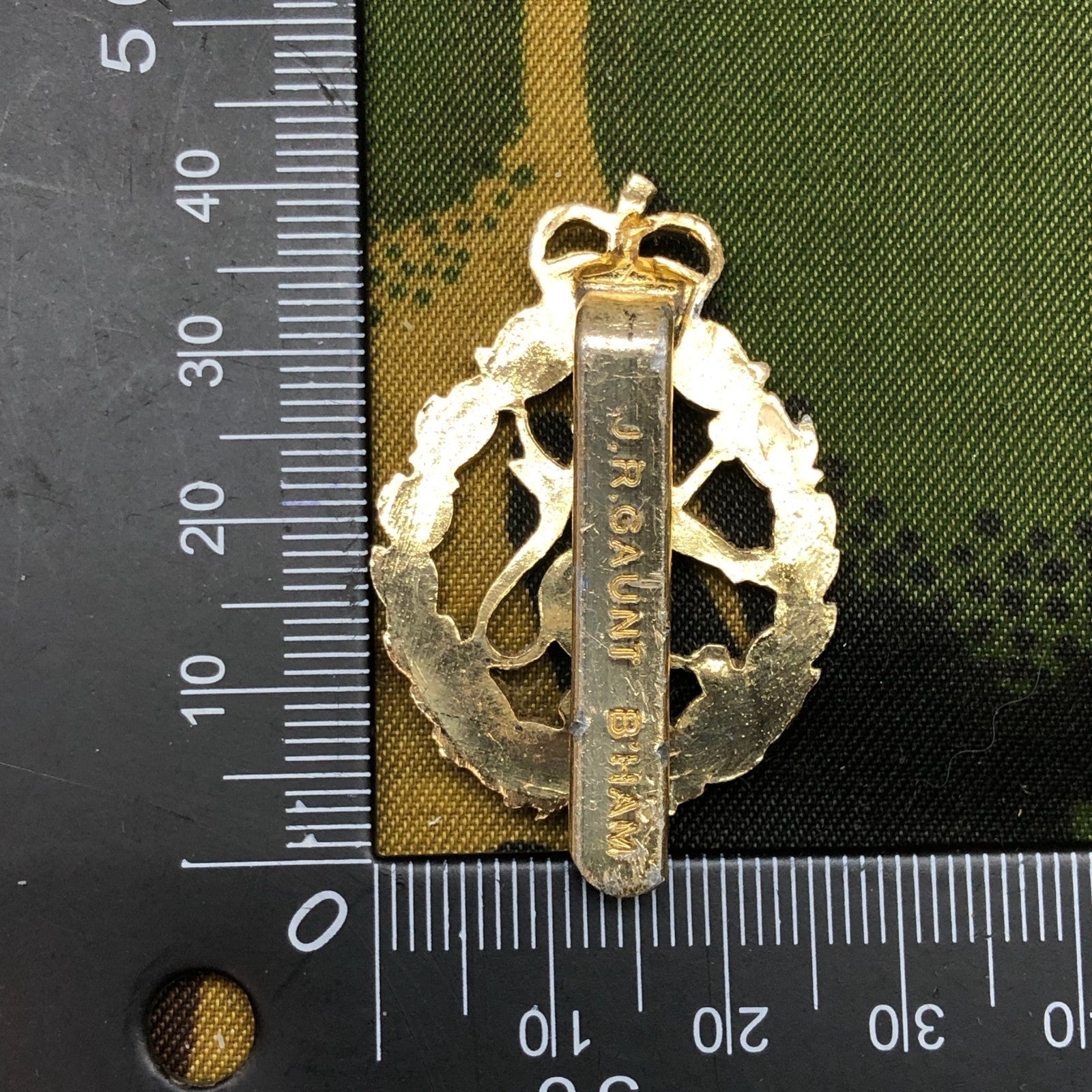 Original British Staybrite Army Cap Badge - Women's Royal Army Corps - The Militaria Shop
