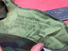 Load image into Gallery viewer, Original US Army M1 Camo Helmet Cover - Vietnam Found - Combat Worn - The Militaria Shop