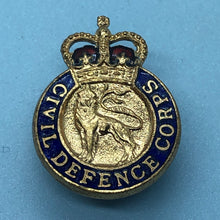 Load image into Gallery viewer, Original British Army Lapel Pin - Civil Defence Corps - The Militaria Shop