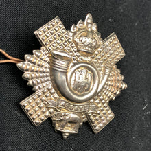 Load image into Gallery viewer, Original WW2 British Army Cap Badge - Highland Light Infantry - The Militaria Shop