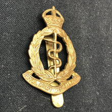 Load image into Gallery viewer, Original WW2 British Army Cap Badge - Royal Army Medical Corps - The Militaria Shop