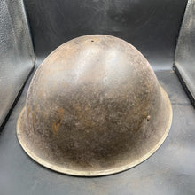 Load image into Gallery viewer, Original British/Canadian Army WW2 Mk3 Turtle High Rivet Combat Steel Helmet - The Militaria Shop