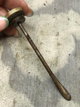 Load image into Gallery viewer, Original WW1 British Army SMLE Enfield Brass Oil Bottle - EFD Marked - The Militaria Shop