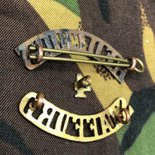 Load image into Gallery viewer, Original WW1 British Army Red Cross Shoulder Title - Stafford - The Militaria Shop