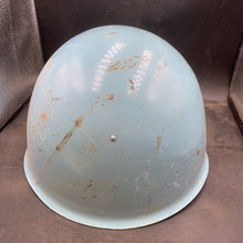 Load image into Gallery viewer, Original Cold War era Czech Army VZ 53-80 Type United Nations UN Blue Helmet - The Militaria Shop