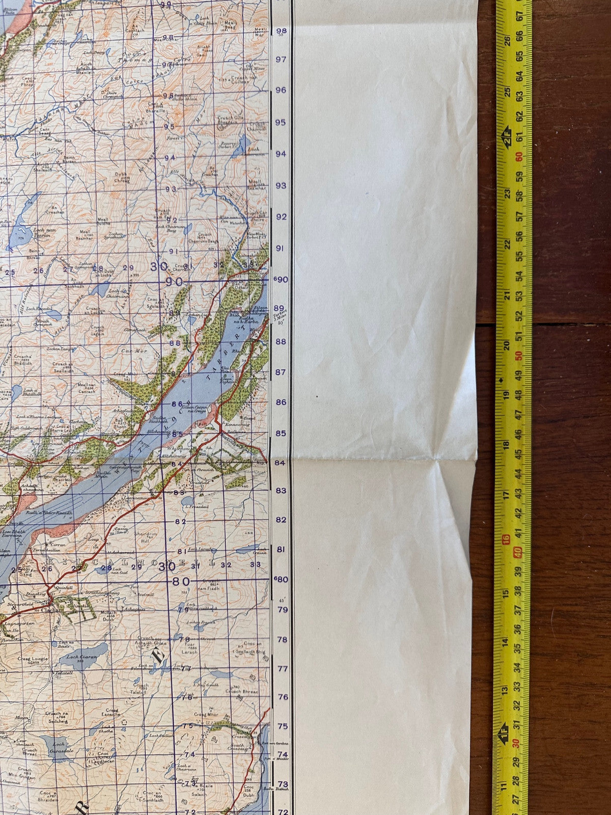 Original WW2 British Army GSGS Map of Scotland - Sound of Jura - The Militaria Shop