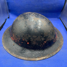 Load image into Gallery viewer, Original WW2 British Army Mk2 Brodie Combat Helmet - The Militaria Shop