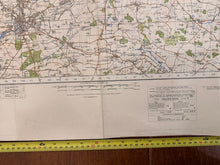 Load image into Gallery viewer, Original WW2 British Army GSGS OS Map of England - The Dukeries - The Militaria Shop