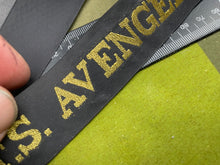 Charger l'image dans la galerie, Genuine British Royal Navy - TS Avenger Cap Tally - Full Length - The Militaria Shop