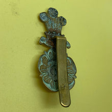 Charger l'image dans la galerie, Original WW1 British Army Cap Badge - Yorkshire Hussars - The Militaria Shop