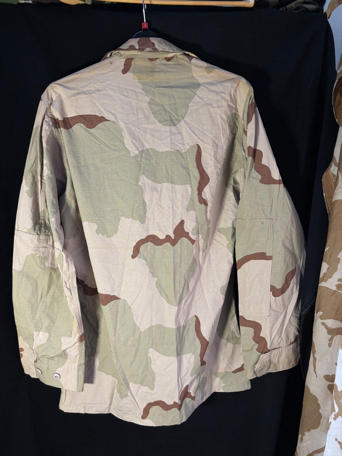 Gulf War US Army DCU Camouflaged Combat Field Coat/Jacket - Medium/X-Long - The Militaria Shop
