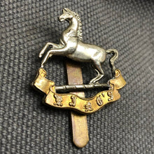 Load image into Gallery viewer, Original WW2 British Army Cap Badge - King's Liverpool Regiment - The Militaria Shop