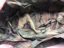 Load image into Gallery viewer, Original US Army Vietnam War Era M1 Camo Helmet Cover - Local Find - Combat Worn - The Militaria Shop