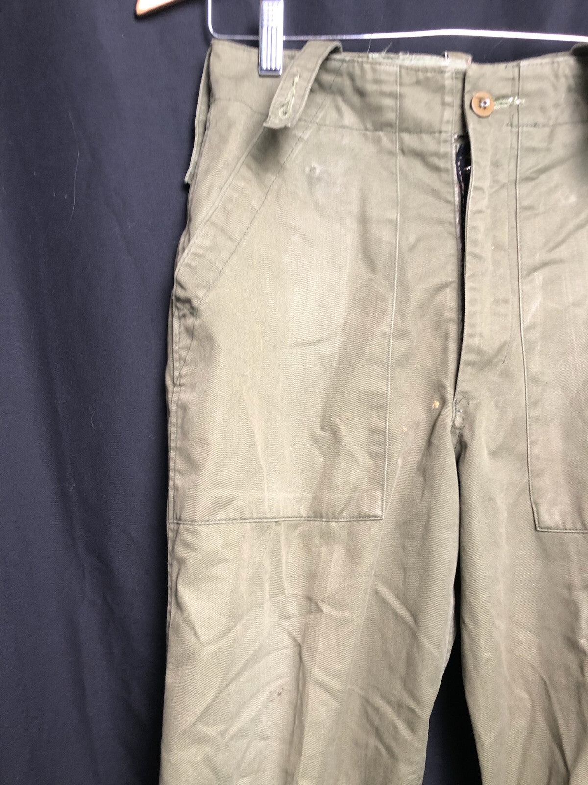 British Army OD Green Lightweight Combat Trousers - Size 28" Waist - The Militaria Shop