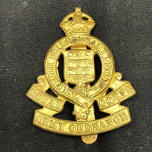 Load image into Gallery viewer, Original British Army Cap Badge - Royal Army Ordnance Corps - The Militaria Shop