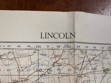 Load image into Gallery viewer, Original WW2 British Army GSGS OS Map England - Lincoln - The Militaria Shop