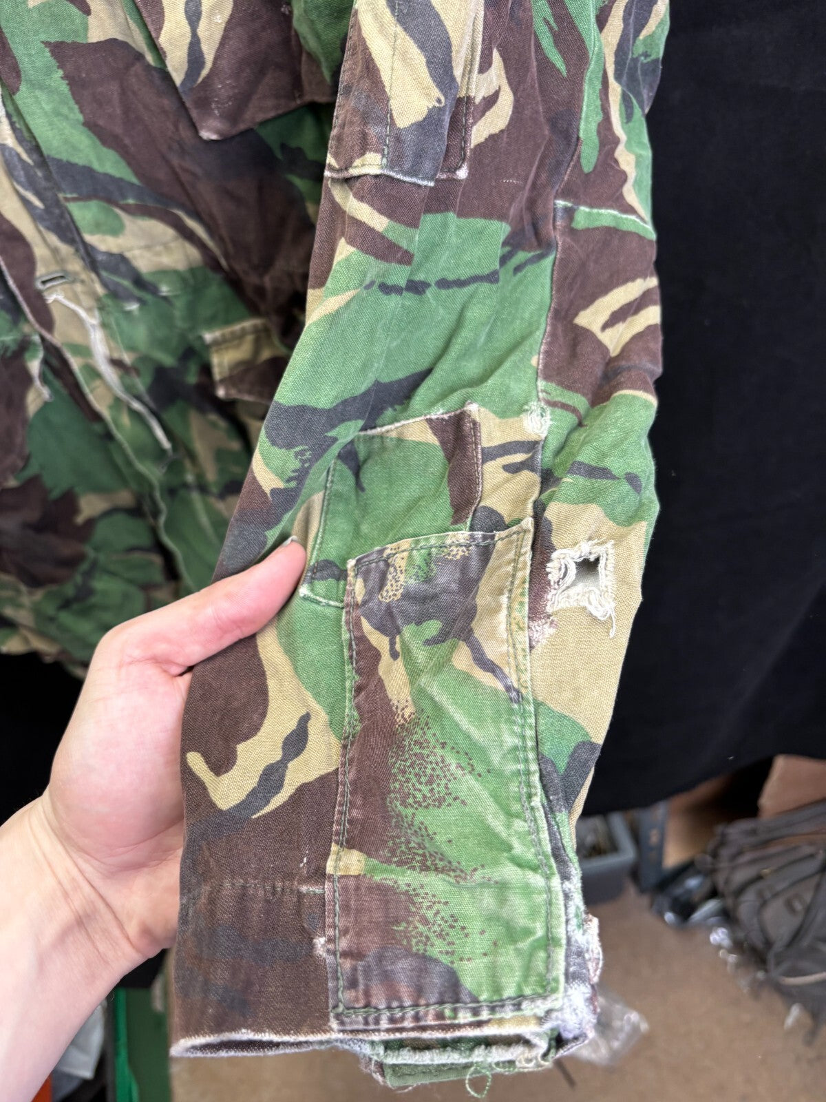 Surplus British Army Woodland DPM Smock Combat Jacket -Size 40inch chest - The Militaria Shop