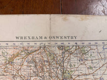 Load image into Gallery viewer, Original WW2 British Army GSGS OS Map of Great Britain - Wrexham & Oswestry - The Militaria Shop