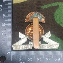 Load image into Gallery viewer, Original WW2 British Army Cap Badge - The Lancashire Fusiliers - The Militaria Shop