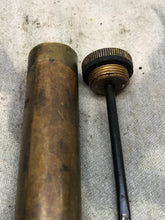 Load image into Gallery viewer, Original WW1 British Army SMLE Enfield Brass Oil Bottle - EFD Marked - The Militaria Shop