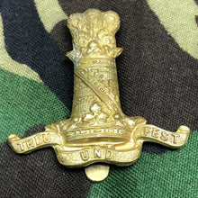 Load image into Gallery viewer, Original British Army 11th Hussars Regiment Cap Badge - The Militaria Shop