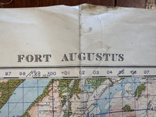 Load image into Gallery viewer, Original WW2 British Army GSGS Map of Scotland - Fort Augustus - The Militaria Shop