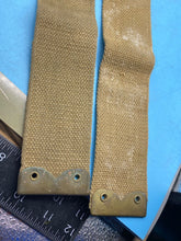 Load image into Gallery viewer, Original Pair of British Army 37 Pattern Khaki Canvas L-Straps - The Militaria Shop