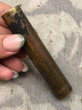 Load image into Gallery viewer, Original WW1 British Army SMLE Enfield Brass Oil Bottle - EFD Marked - The Militaria Shop