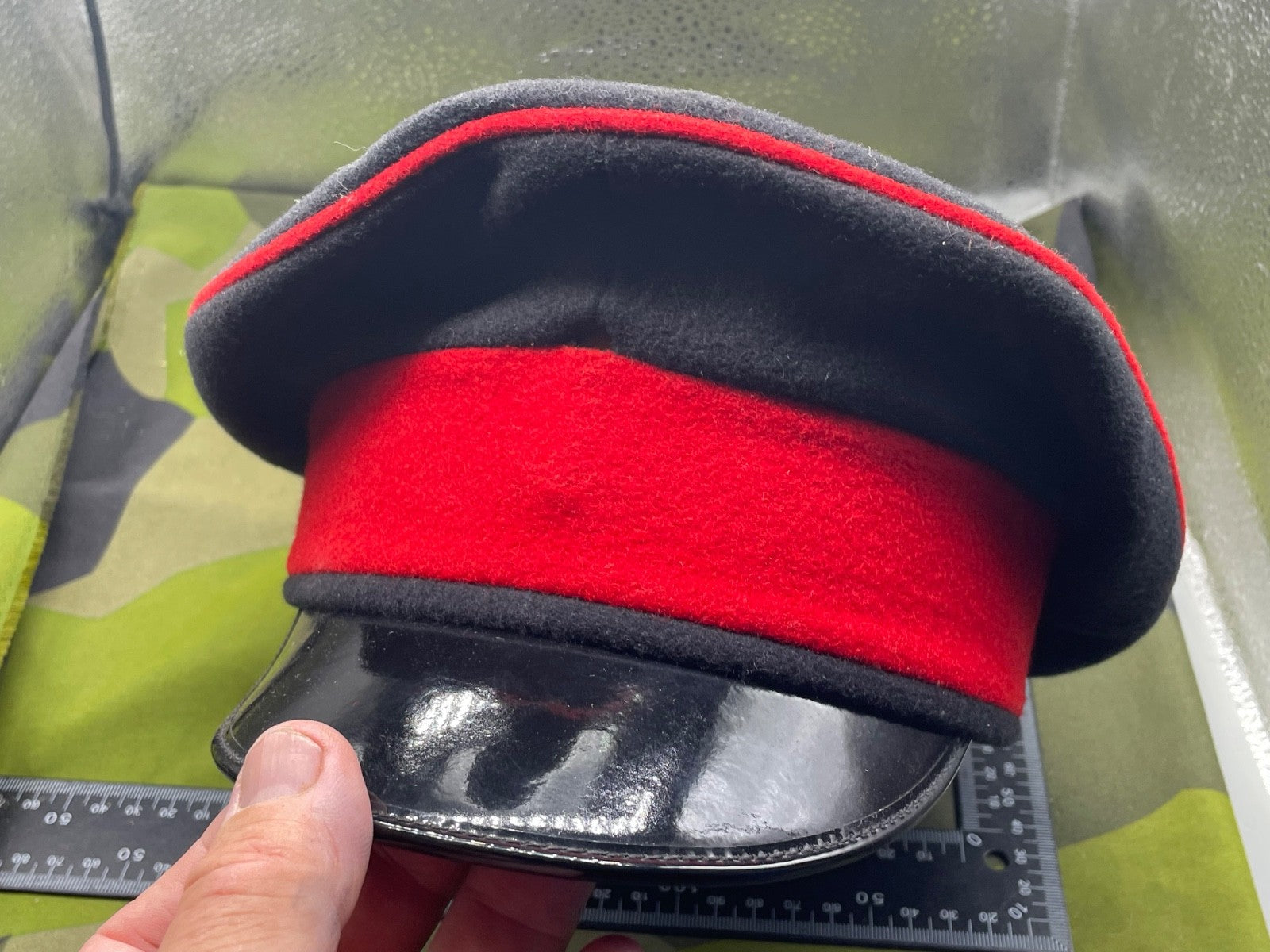 Genuine British Army Adjutant General's Corps Peaked Dress Cap - Size 56cm - The Militaria Shop