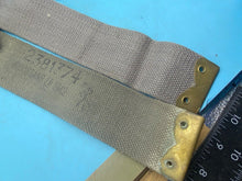 Load image into Gallery viewer, Original Pair of WW2 British Royal Air Force 37 Pattern RAF Blue Canvas L-Straps - The Militaria Shop