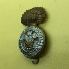 Load image into Gallery viewer, Original WW2 British Army Royal Welch Fusiliers Cap Badge - The Militaria Shop
