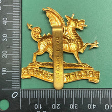 Load image into Gallery viewer, Genuine British Army Cap Badge - Brecknockshire Territorials Battalion - The Militaria Shop