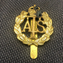 Load image into Gallery viewer, Original WW2 British Army Cap Badge - Auxiliary Territorial Service - The Militaria Shop