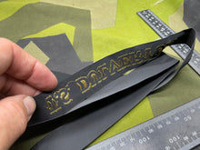 Lade das Bild in den Galerie-Viewer, Genuine British Royal Navy TS Dulverton Cap Tally - Full Length - The Militaria Shop