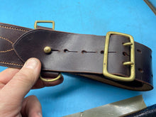 Charger l'image dans la galerie, Original British Army Officers Sam Browne Belt - London Maker Marked, Approx 28" - The Militaria Shop