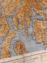 Load image into Gallery viewer, Original WW2 British Army RAF Navy Base Map of Scotland - Glasgow & Middle West - The Militaria Shop