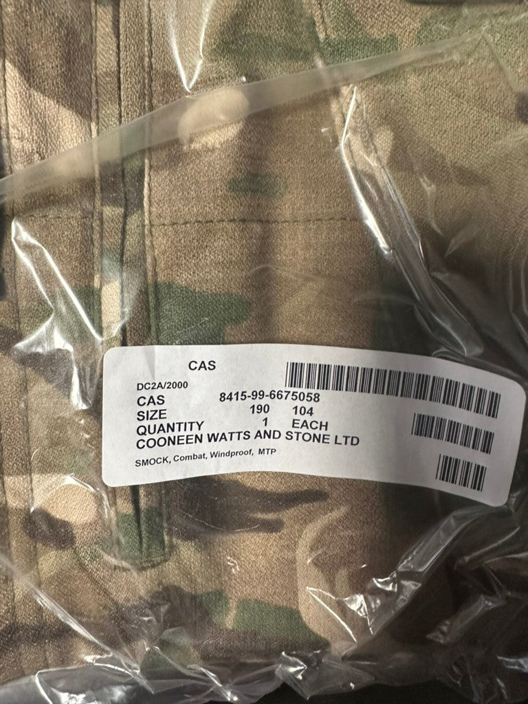 British Army MTP FR Air Crew Windproof Combat Smock NEW OLD STOCK - Size 190/104 - The Militaria Shop