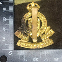 Load image into Gallery viewer, Original WW2 British Army Cap Badge - Royal Army Ordnance Corps RAOC - The Militaria Shop
