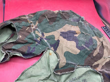 Load image into Gallery viewer, Original US Army M1 Camo Helmet Cover - Vietnam Found - Combat Worn - The Militaria Shop