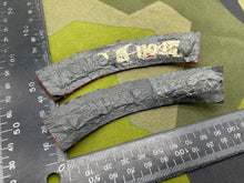 Load image into Gallery viewer, Pair of Reproduction WW2 British Army Welch Regiment Shoulder Titles - The Militaria Shop