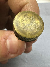 Load image into Gallery viewer, Original WW1 British Army SMLE Enfield Brass Oil Bottle - R&N Ltd Maker Marked - The Militaria Shop