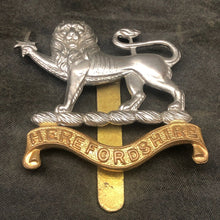 Load image into Gallery viewer, Original WW2 British Army Cap Badge - Herefordshire Light Infantry - The Militaria Shop