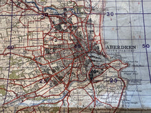 Load image into Gallery viewer, Original WW2 British Army OS Map of Scotland - Aberdeen - The Militaria Shop