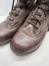 Load image into Gallery viewer, British Army Surplus Brown Leather Combat Boots - YDS - Size UK 10 M - The Militaria Shop