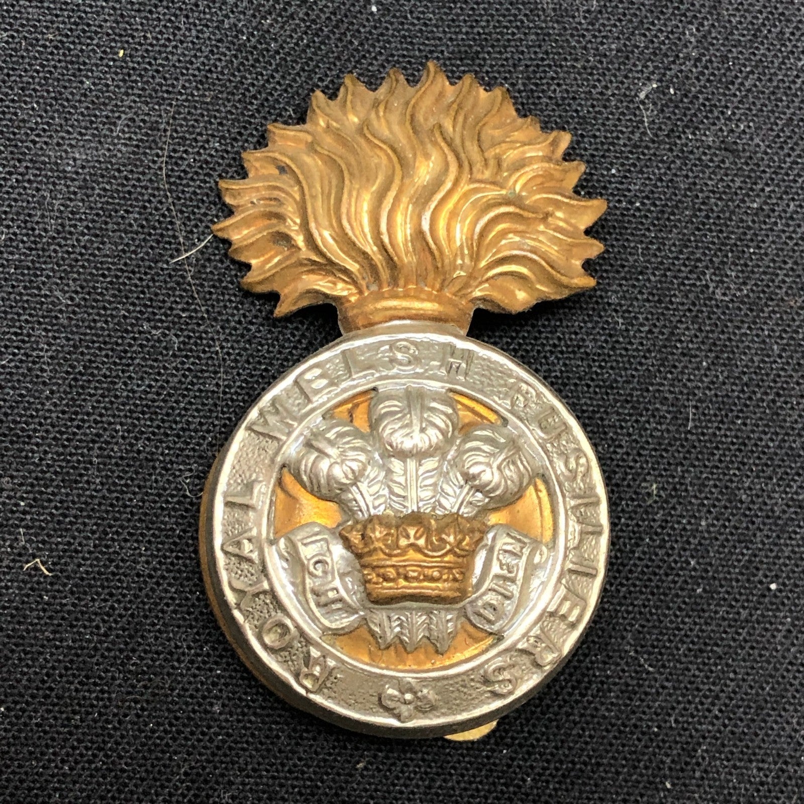 Genuine WW2 British Army Brass Cap Badge - Royal Welch Fusiliers | For ...