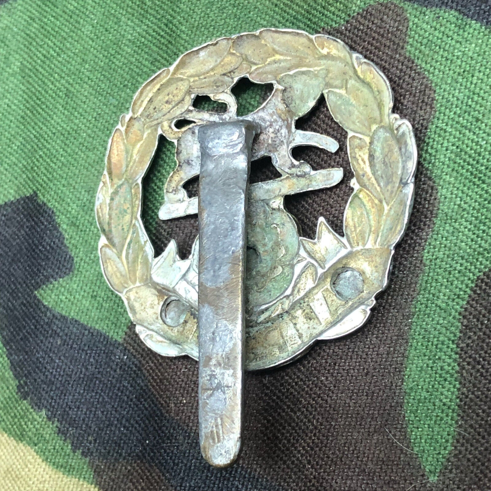 Original WW2 British Army Hampshire Regiment Cap Badge - The Militaria Shop